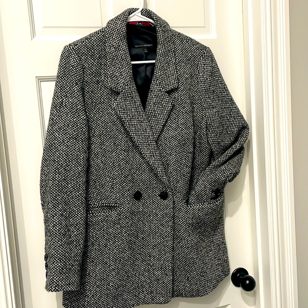 Banana Republic Herringbone Blazer